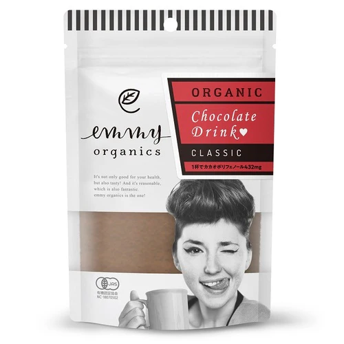 emmy organics オーガニック チョコレート ドリンク 80g