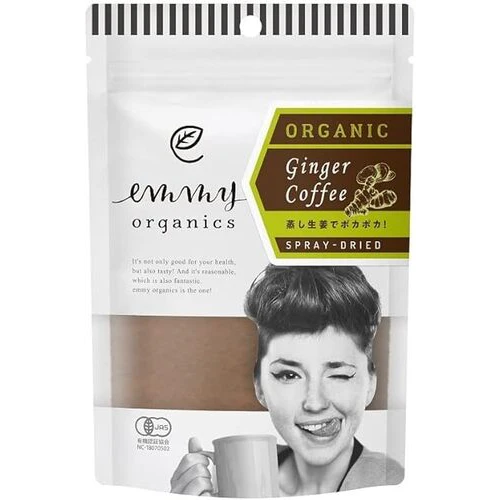 emmy organics オーガニック ジンジャーコーヒー60g