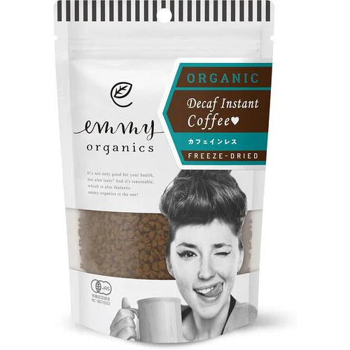 emmy organics オーガニック インスタントコーヒー（カフェインレス ・デカフェ）50g
