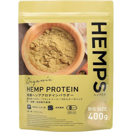 HEMPS 有機ヘンププロテインパウダー 400g