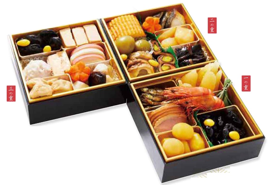【数量限定】3.創健社の小懐石おせち三段重24品（重付）/12月30日お届け